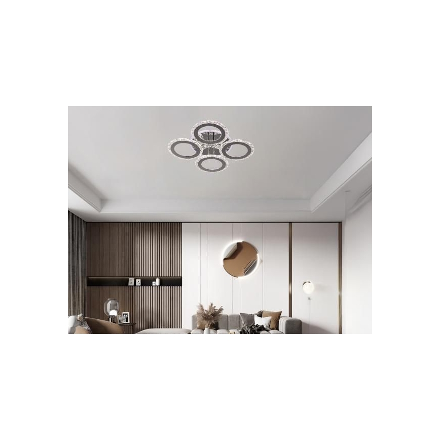 LED Hämardatav pinnale kinnitatav lühter LED/55W/230V 3000-6500K + kaugjuhtimispult