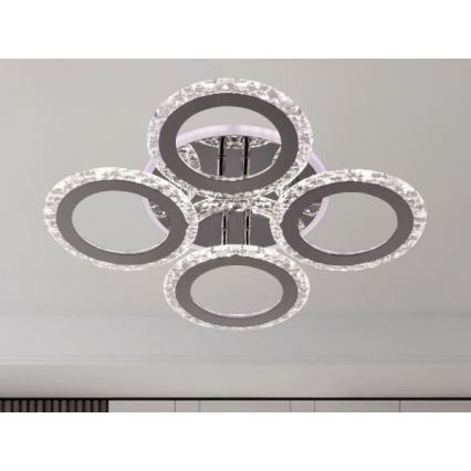 LED Hämardatav pinnale kinnitatav lühter LED/55W/230V 3000-6500K + kaugjuhtimispult