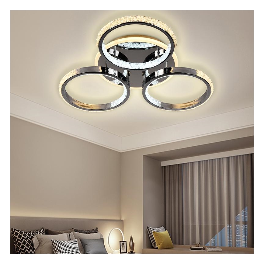 LED Hämardatav pinnale kinnitatav lühter LED/60W/230V 3000-6500K + kaugjuhtimispult
