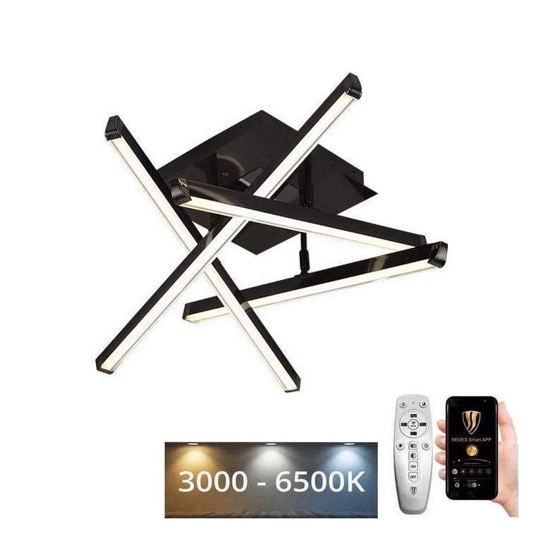 LED Hämardatav pinnale kinnitatav lühter LED/60W/230V 3000-6500K + kaugjuhtimispult