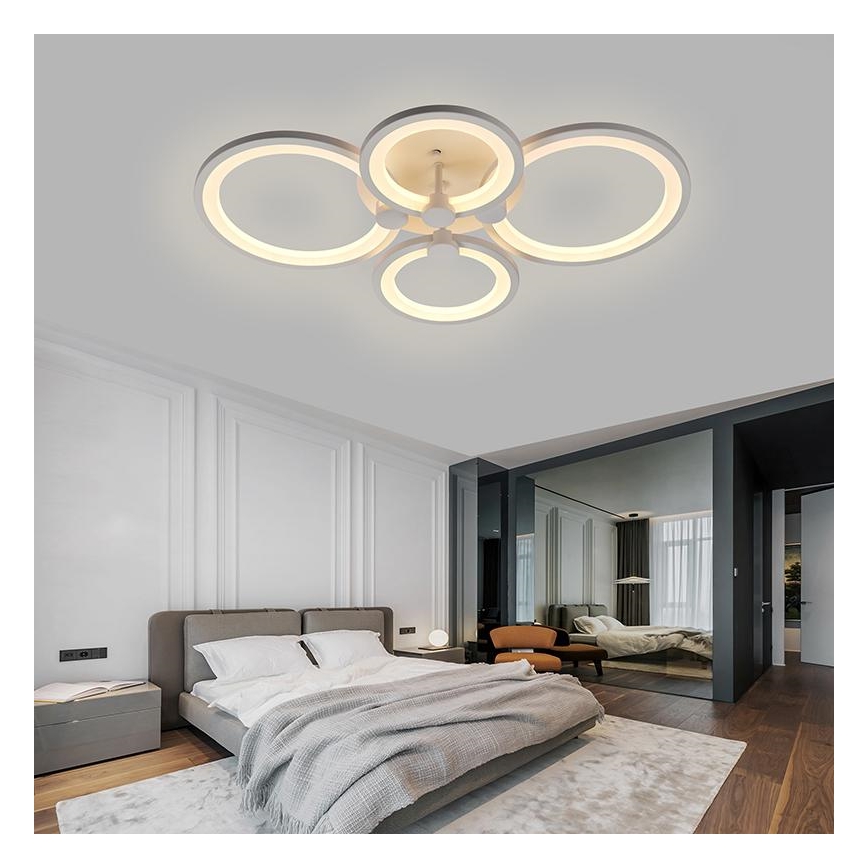 LED Hämardatav pinnale kinnitatav lühter LED/65W/230V 3000-6500K + kaugjuhtimispult