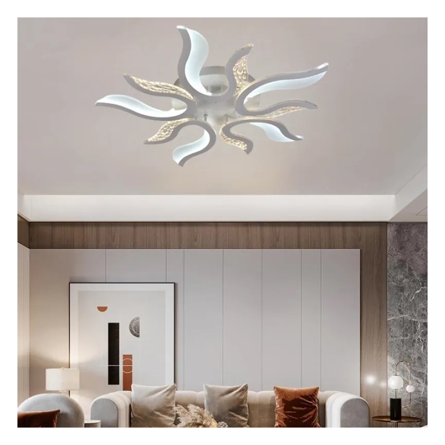 LED Hämardatav pinnale kinnitatav lühter LED/65W/230V 3000-6500K valge + kaugjuhtimispult
