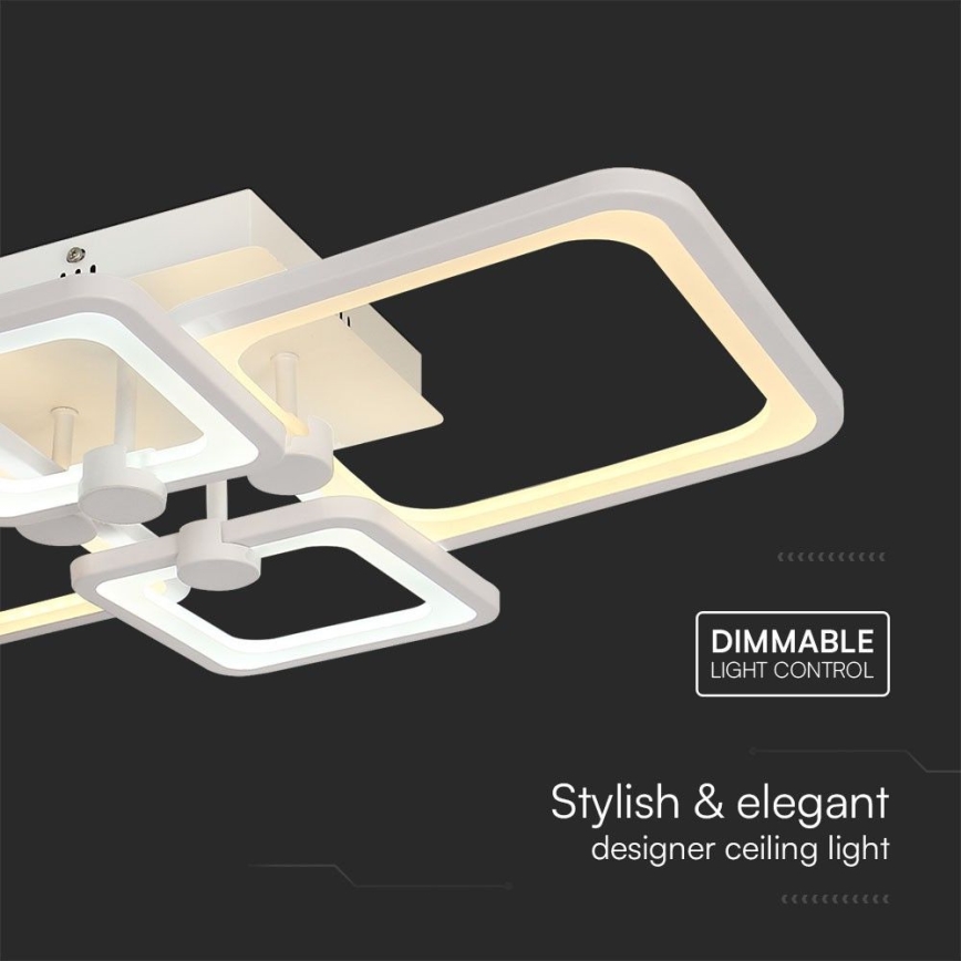 LED Hämardatav pinnale kinnitatav lühter LED/70W/230V 3000-6500K + kaugjuhtimispult