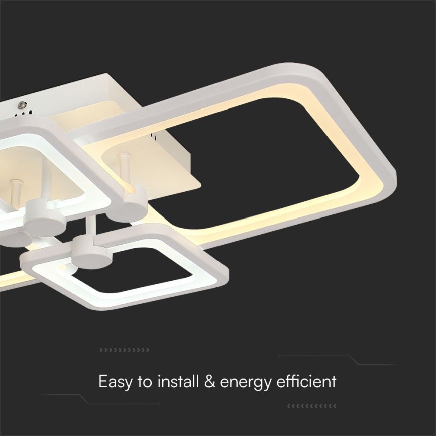 LED Hämardatav pinnale kinnitatav lühter LED/70W/230V 3000-6500K + kaugjuhtimispult