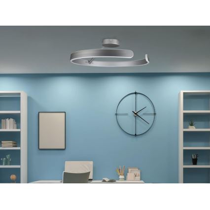 LED Hämardatav pinnale kinnitatav lühter LED/72W/230V 3000-6500K matt kroom + kaugjuhtimispult
