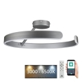LED Hämardatav pinnale kinnitatav lühter LED/72W/230V 3000-6500K matt kroom + kaugjuhtimispult