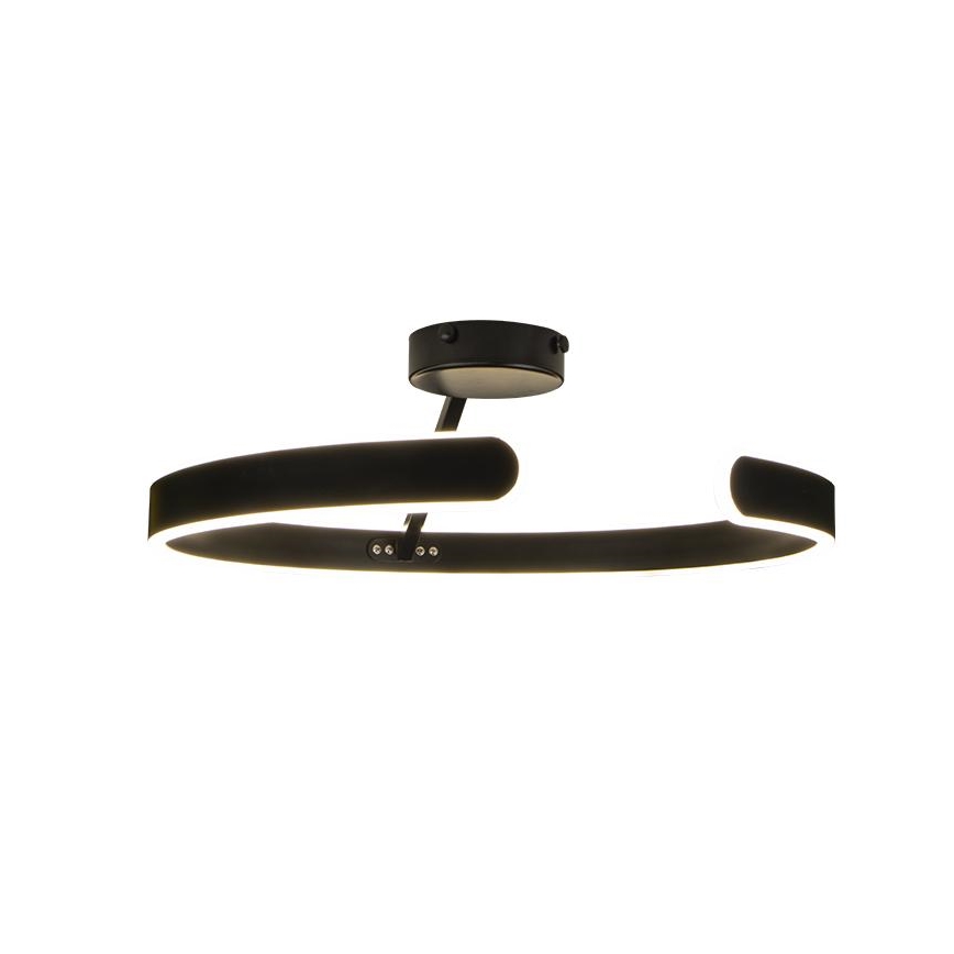 LED Hämardatav pinnale kinnitatav lühter LED/72W/230V 3000-6500K must + kaugjuhtimispult