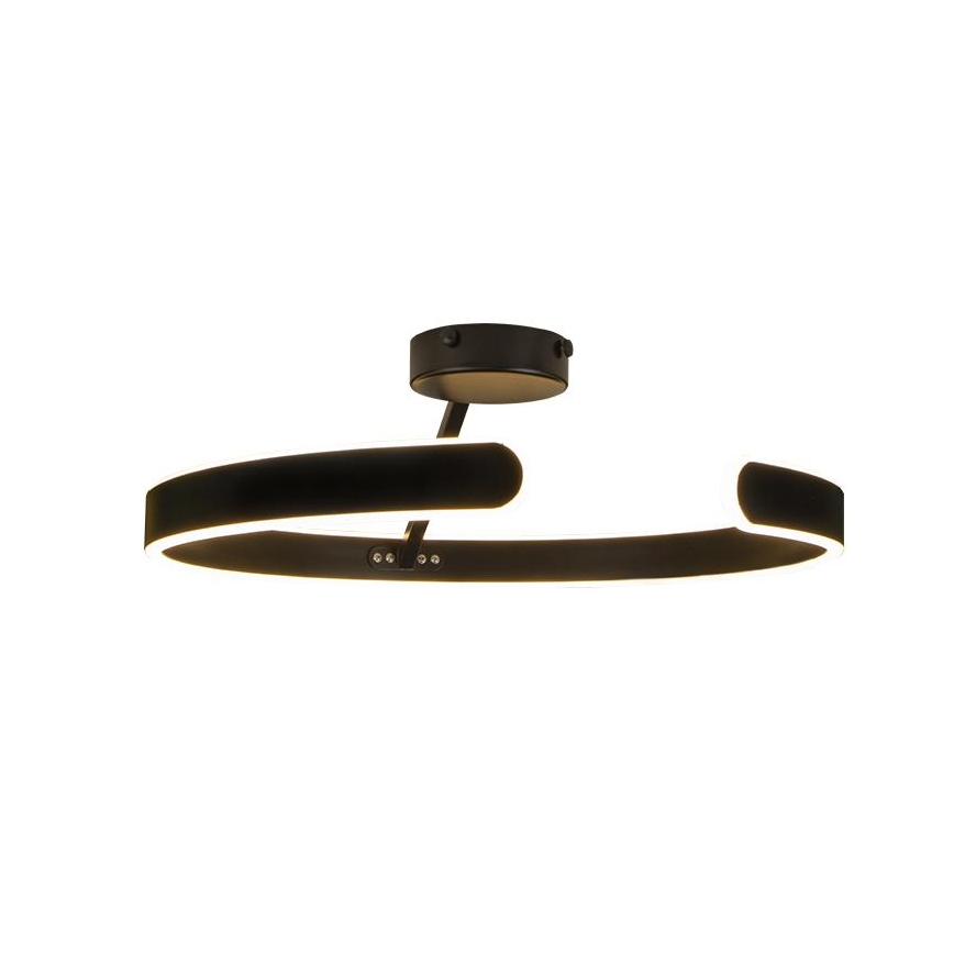 LED Hämardatav pinnale kinnitatav lühter LED/72W/230V 3000-6500K must + kaugjuhtimispult