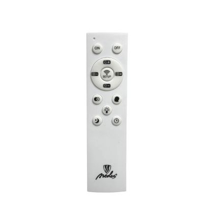 LED Hämardatav pinnale kinnitatav lühter LED/72W/230V 3000-6500K must + kaugjuhtimispult