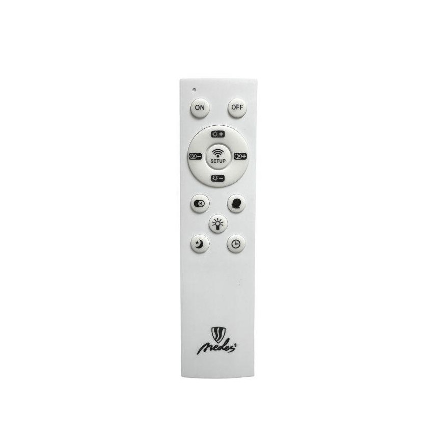 LED Hämardatav pinnale kinnitatav lühter LED/72W/230V 3000-6500K must + kaugjuhtimispult