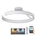LED Hämardatav pinnale kinnitatav lühter LED/72W/230V 3000-6500K valge + kaugjuhtimispult