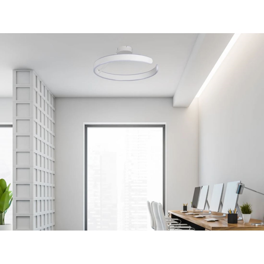 LED Hämardatav pinnale kinnitatav lühter LED/72W/230V 3000-6500K valge + kaugjuhtimispult