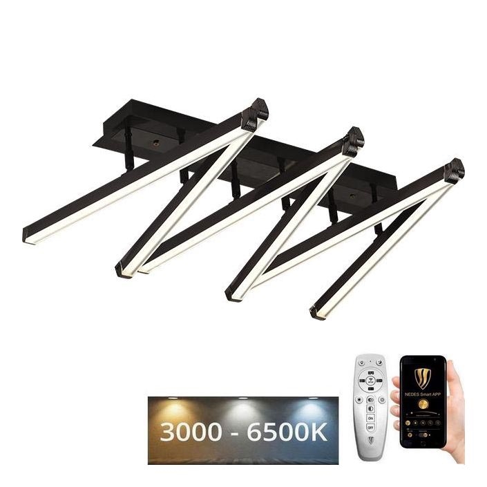 LED Hämardatav pinnale kinnitatav lühter LED/75W/230V 3000-6500K + kaugjuhtimispult