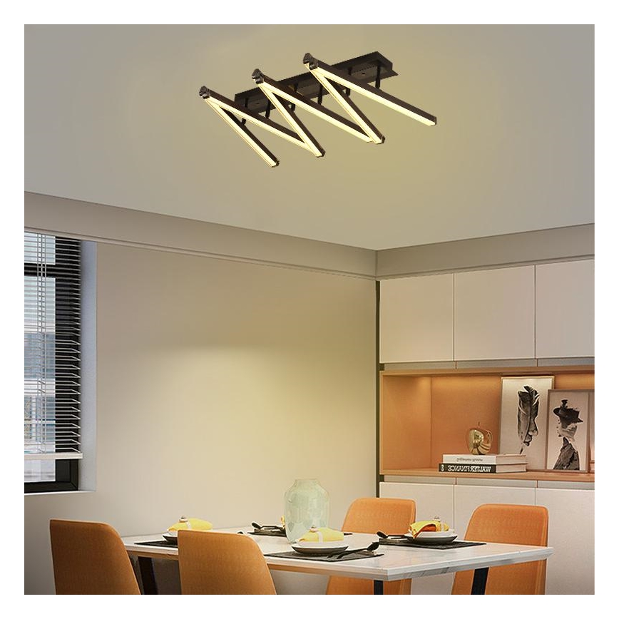LED Hämardatav pinnale kinnitatav lühter LED/75W/230V 3000-6500K + kaugjuhtimispult