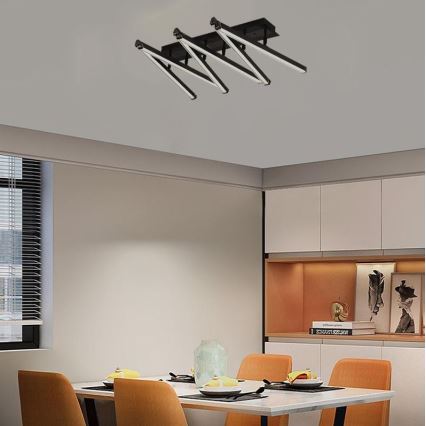 LED Hämardatav pinnale kinnitatav lühter LED/75W/230V 3000-6500K + kaugjuhtimispult
