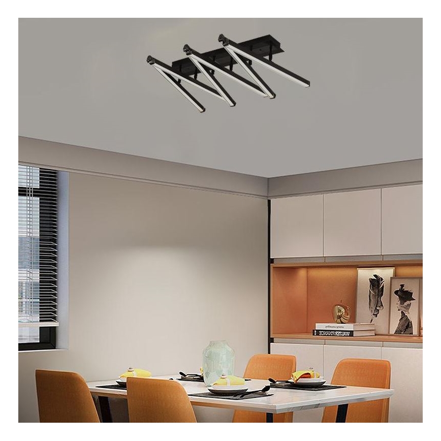 LED Hämardatav pinnale kinnitatav lühter LED/75W/230V 3000-6500K + kaugjuhtimispult