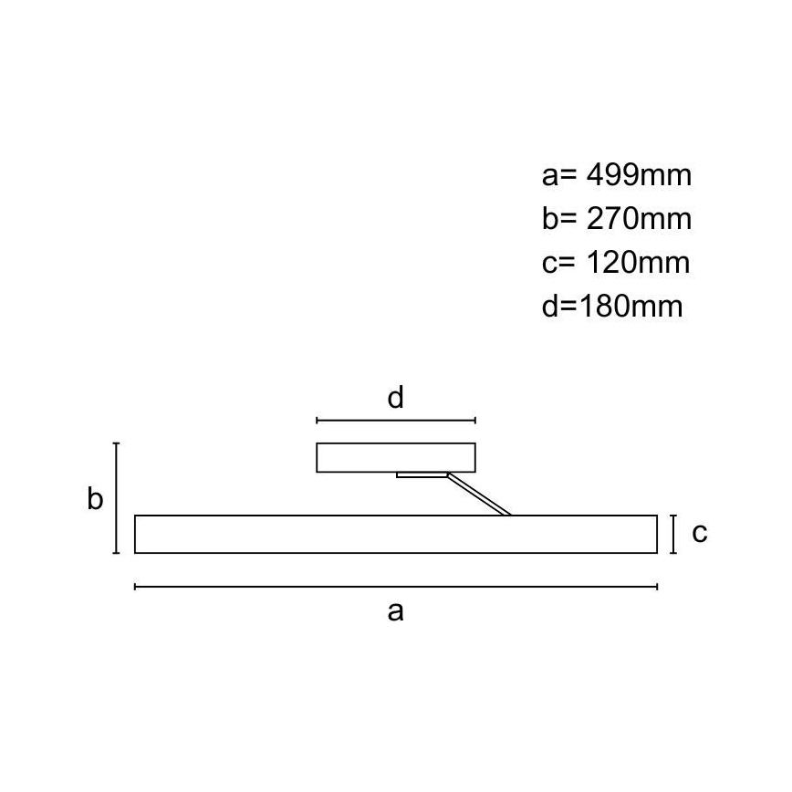 LED Hämardatav kristall pinnale kinnitatav lühter LED/75W/230V 3000-6500K must + kaugjuhtimispult