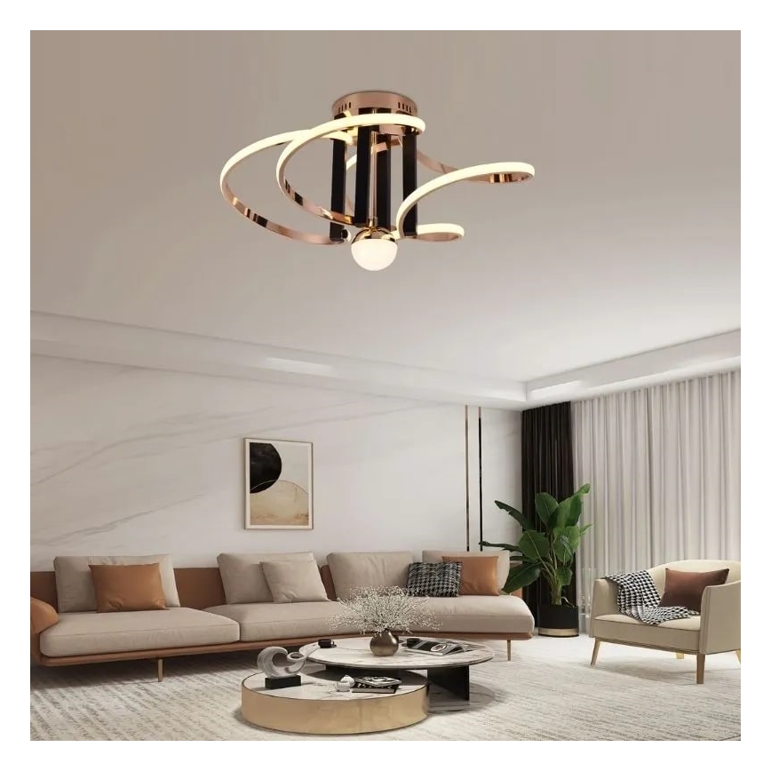 LED Hämardatav pinnale kinnitatav lühter LED/80W/230V 3000-6500K + kaugjuhtimispult