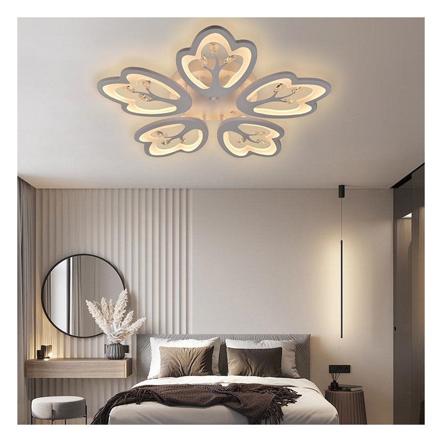 LED Hämardatav pinnale kinnitatav lühter LED/80W/230V 3000-6500K + kaugjuhtimispult
