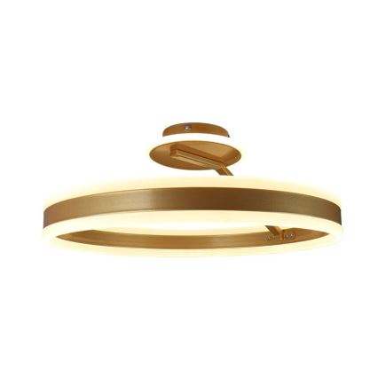 LED Hämardatav pinnale kinnitatav lühter LED/86W/230V 3000-6500K kuldne + kaugjuhtimispult