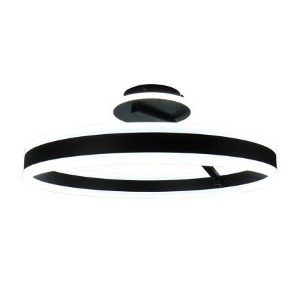 LED Hämardatav pinnale kinnitatav lühter LED/86W/230V 3000-6500K must + kaugjuhtimispult