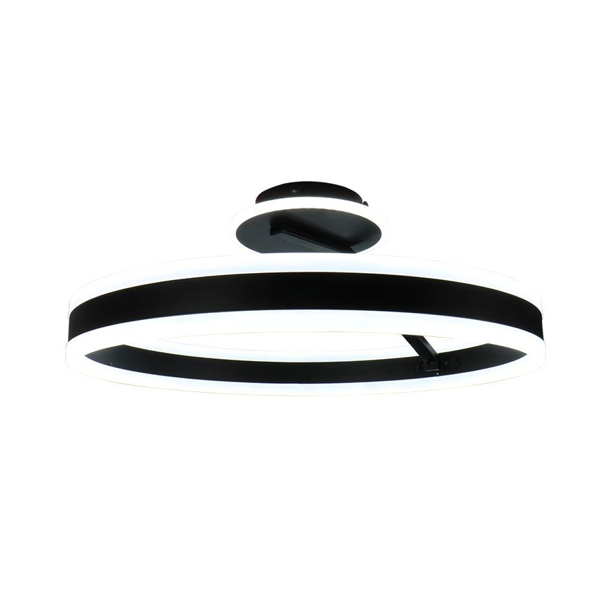 LED Hämardatav pinnale kinnitatav lühter LED/86W/230V 3000-6500K must + kaugjuhtimispult