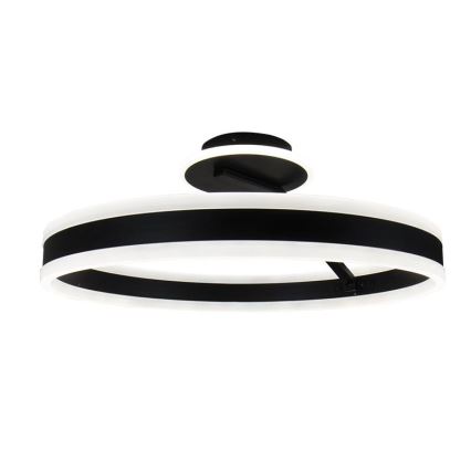LED Hämardatav pinnale kinnitatav lühter LED/86W/230V 3000-6500K must + kaugjuhtimispult