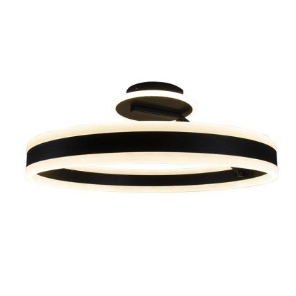 LED Hämardatav pinnale kinnitatav lühter LED/86W/230V 3000-6500K must + kaugjuhtimispult