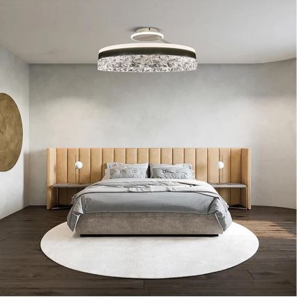 LED Hämardatav pinnale kinnitatav lühter LED/86W/230V 3000-6500K valge + kaugjuhtimispult