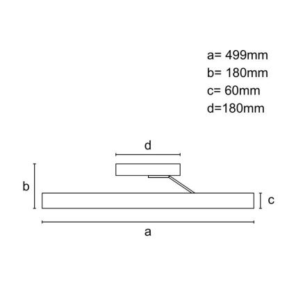 LED Hämardatav pinnale kinnitatav lühter LED/86W/230V 3000-6500K valge + kaugjuhtimispult