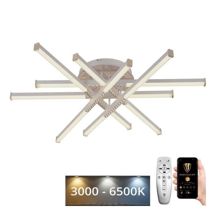LED Hämardatav pinnale kinnitatav lühter LED/90W/230V 3000-6500K + kaugjuhtimispult