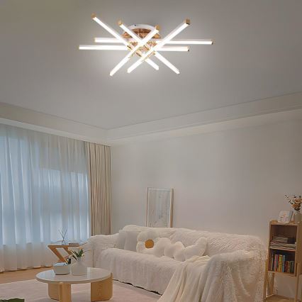 LED Hämardatav pinnale kinnitatav lühter LED/90W/230V 3000-6500K + kaugjuhtimispult