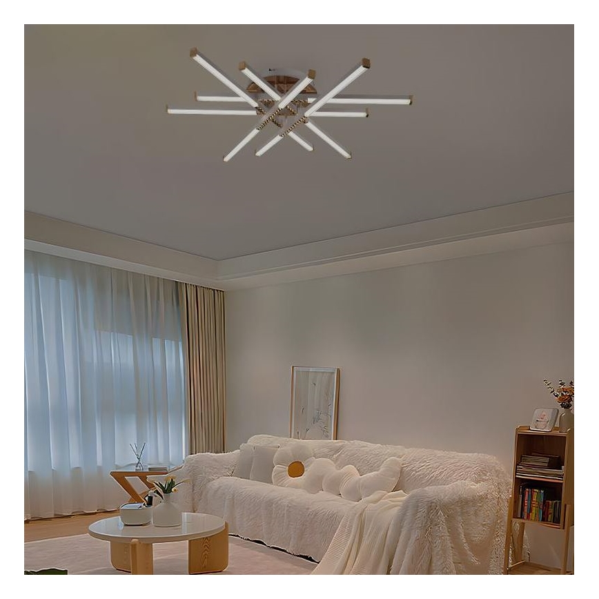 LED Hämardatav pinnale kinnitatav lühter LED/90W/230V 3000-6500K + kaugjuhtimispult