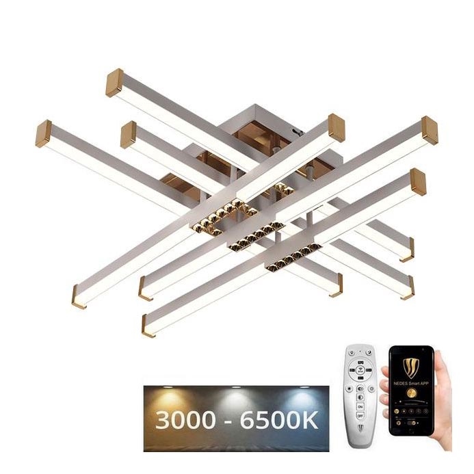 LED Hämardatav pinnale kinnitatav lühter LED/90W/230V 3000-6500K + kaugjuhtimispult