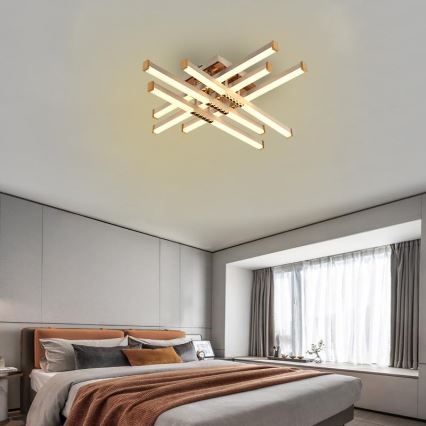 LED Hämardatav pinnale kinnitatav lühter LED/90W/230V 3000-6500K + kaugjuhtimispult