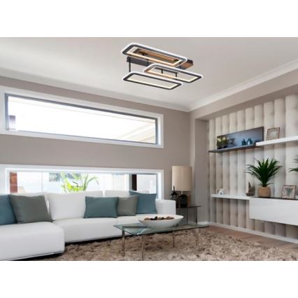 LED Hämardatav pinnale kinnitatav lühter LED/90W/230V 3000-6500K + kaugjuhtimispult