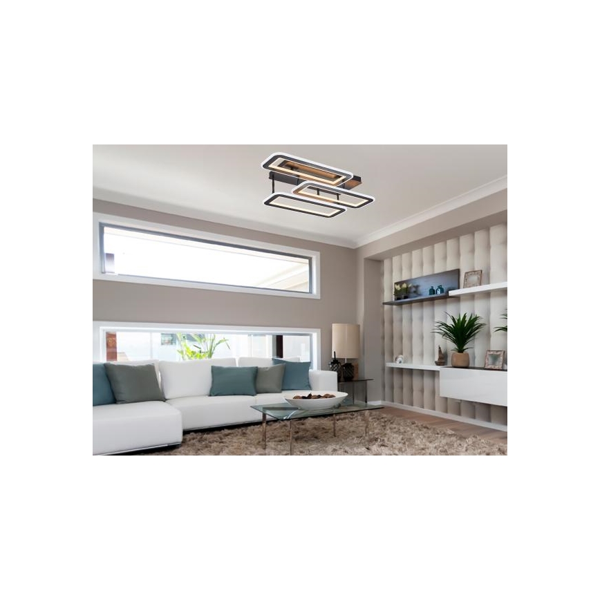 LED Hämardatav pinnale kinnitatav lühter LED/90W/230V 3000-6500K + kaugjuhtimispult