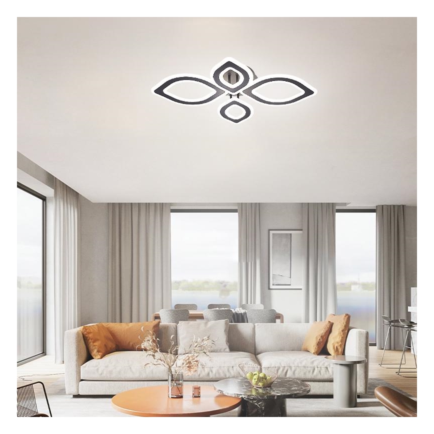 LED Hämardatav pinnale kinnitatav lühter LED/95W/230V 3000-6500K + kaugjuhtimispult