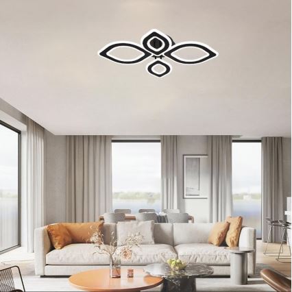 LED Hämardatav pinnale kinnitatav lühter LED/95W/230V 3000-6500K + kaugjuhtimispult