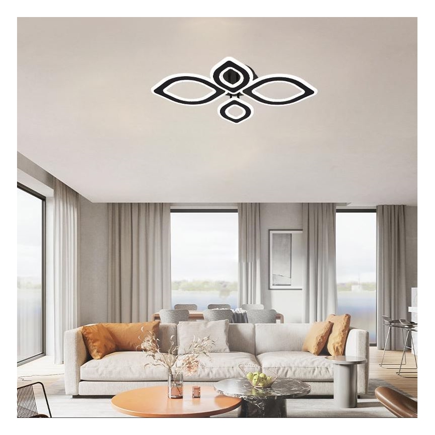 LED Hämardatav pinnale kinnitatav lühter LED/95W/230V 3000-6500K + kaugjuhtimispult