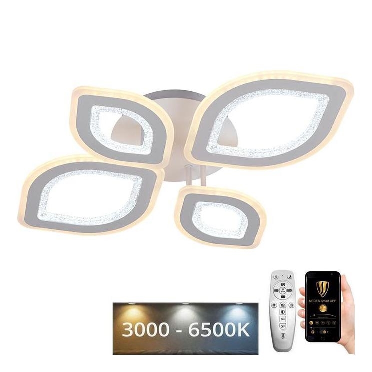 LED Hämardatav pinnale kinnitatav lühter LED/95W/230V 3000-6500K + kaugjuhtimispult