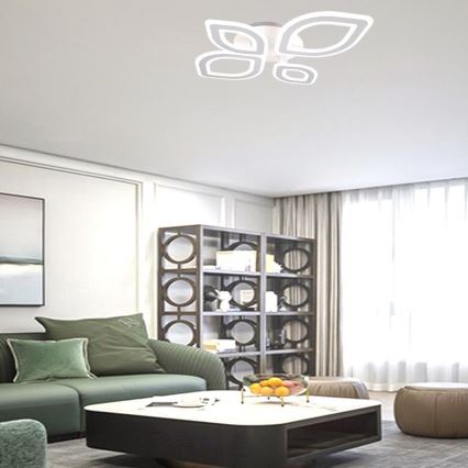 LED Hämardatav pinnale kinnitatav lühter LED/95W/230V 3000-6500K + kaugjuhtimispult