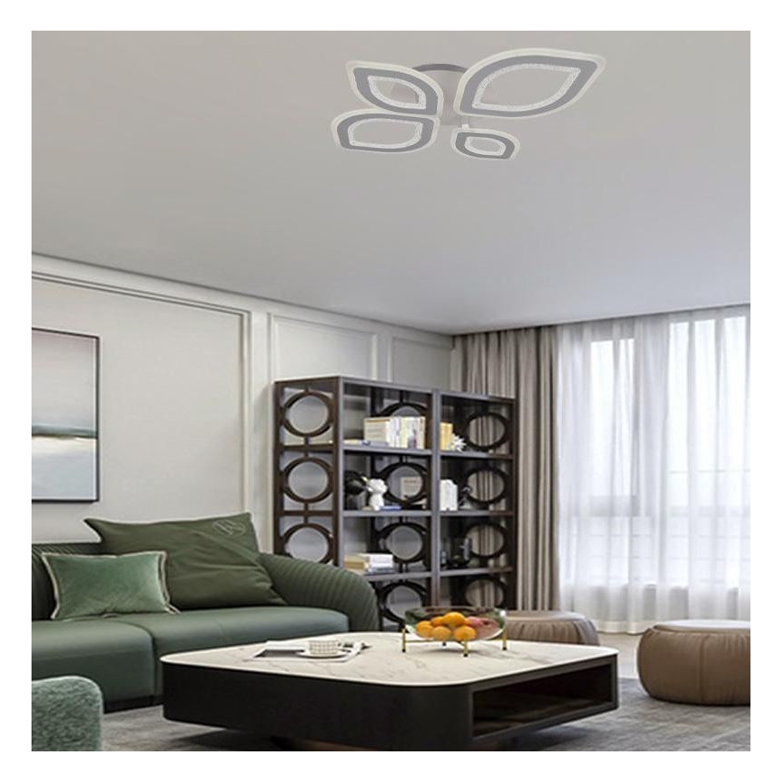 LED Hämardatav pinnale kinnitatav lühter LED/95W/230V 3000-6500K + kaugjuhtimispult
