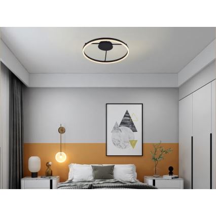 LED-hämardatav pinnale paigaldatav lühter LED/55W/230V 3000-6500K + kaugjuhtimispult