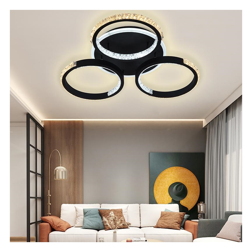 LED Hämardatav pinnale paigaldatav lühter LED/60W/230V 3000-6500K + pult