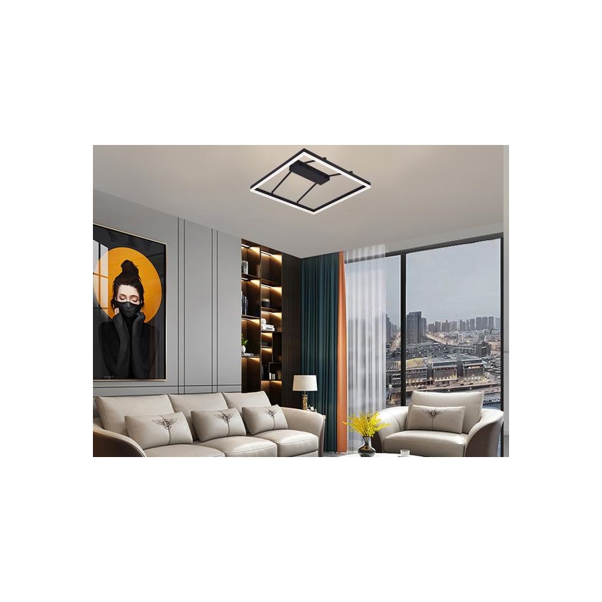 LED hämardatav pinnapealne laelühter LED/55W/230V 3000-6500K + kaugjuhtimispult