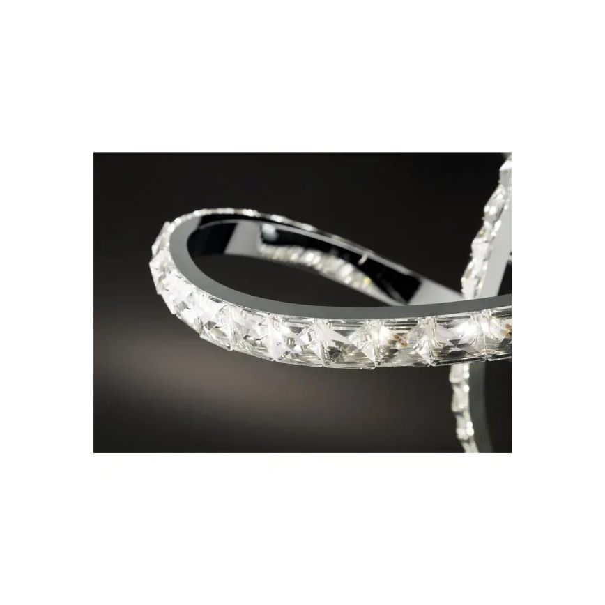 LED-hämardatav pinnapealne lühter ABRO LED/26W/230V läikiv kroom