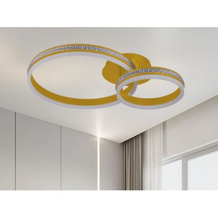 LED hämardatav pinnapealne lühter LED/110W/230V 3000-6500K + kaugjuhtimispult