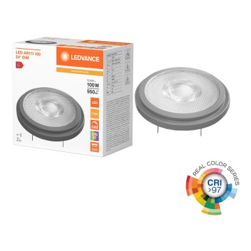 LED hämardatav pirn AR111 G53/13,5W/12V 2700K 24° CRI 97 - Ledvance