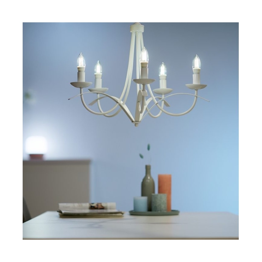 LED Hämardatav pirn FILAMENT C35 E14/4,9W/230V 2700-6500K CRI 90 Wi-Fi - WiZ
